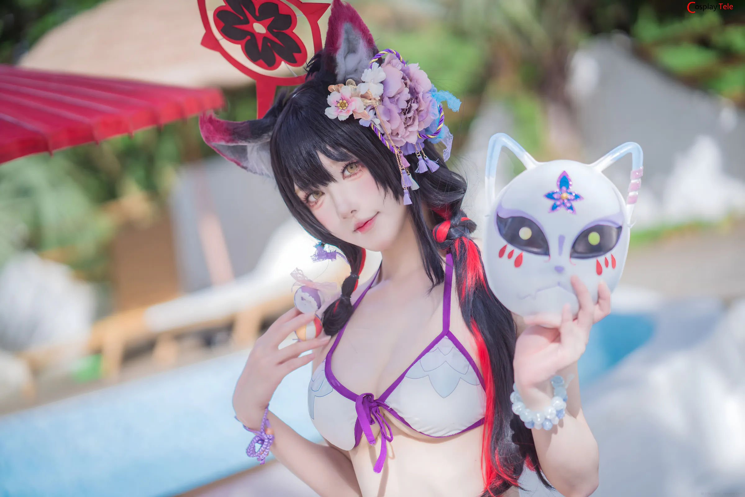 Abaoyeshitunia1 cosplay Kosaka Wakamo Swimsuit 14