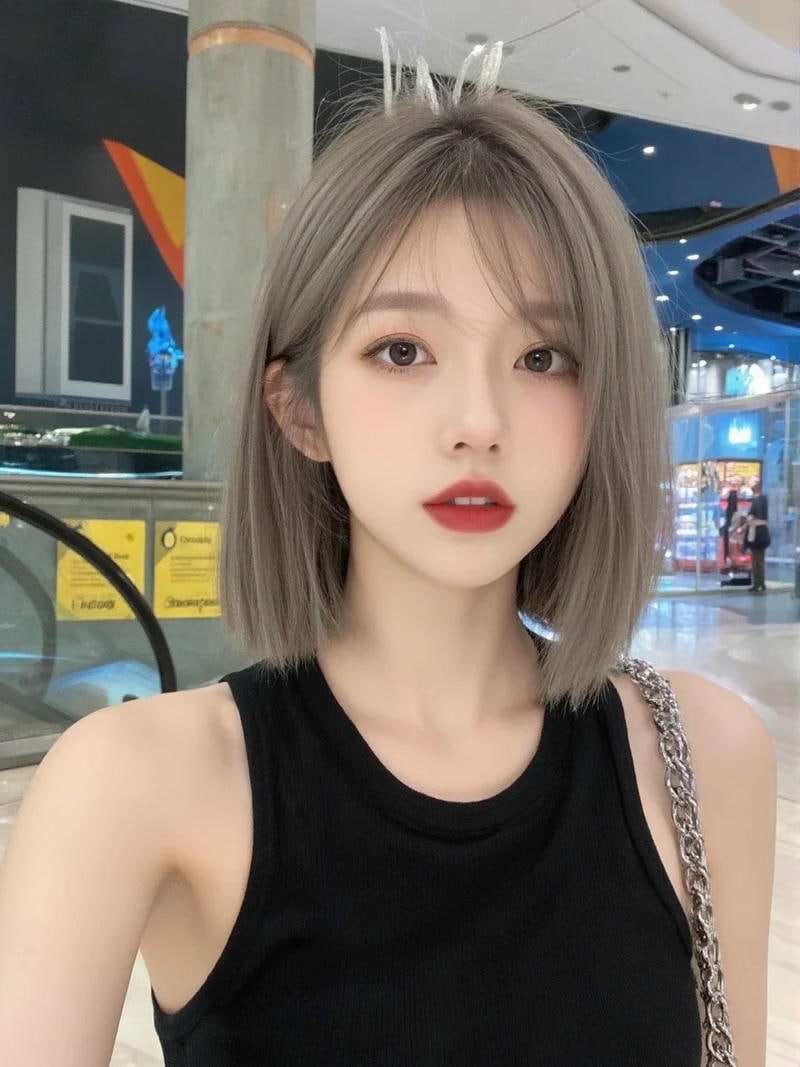 ảnh gái xinh tóc ngắn 12