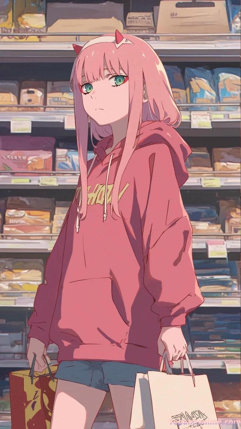 Mẫu ảnh Zero Two 4