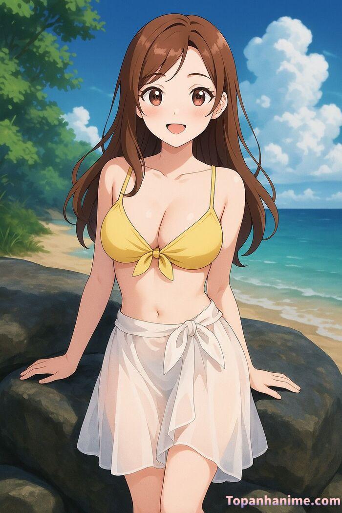 ảnh anime bikini tắm biển 13