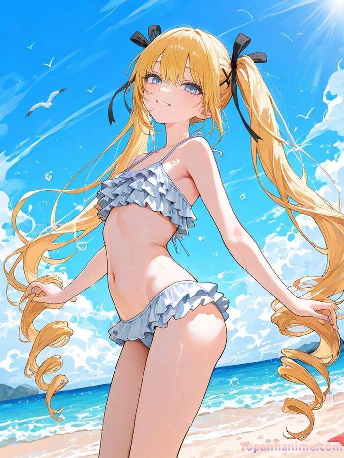 ảnh anime bikini tắm biển 15