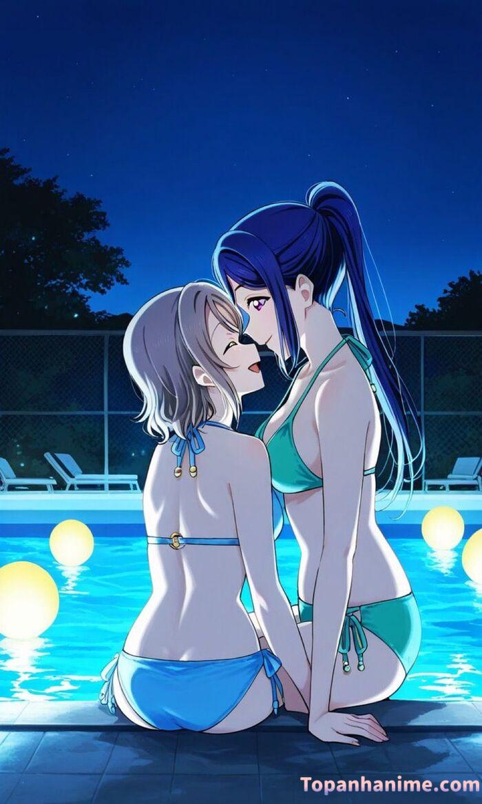 ảnh anime bikini tắm biển 26