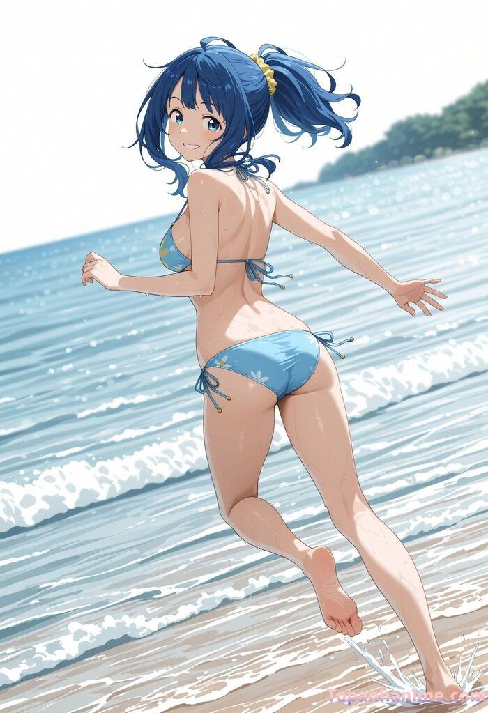 ảnh anime bikini tắm biển 33