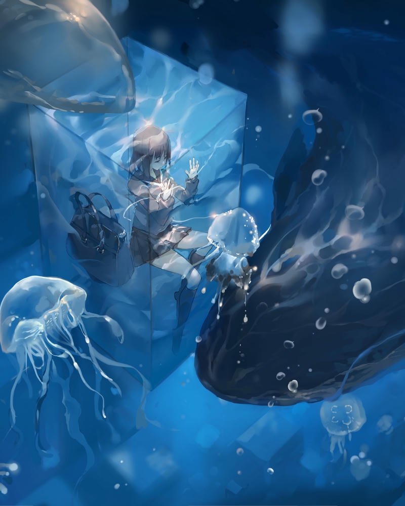 ảnh anime cá mập 5