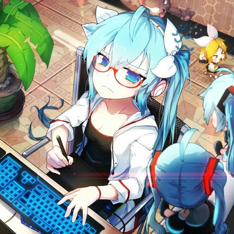 Ảnh anime đeo kính 13