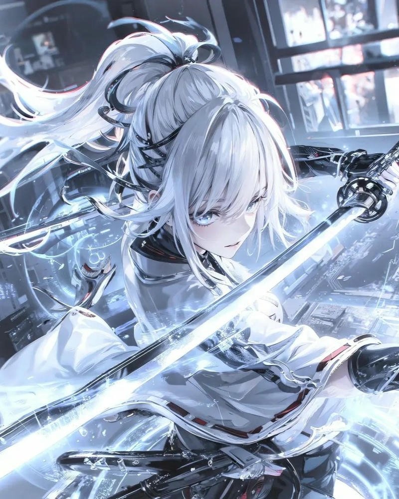 anime nữ cầm kiếm 23