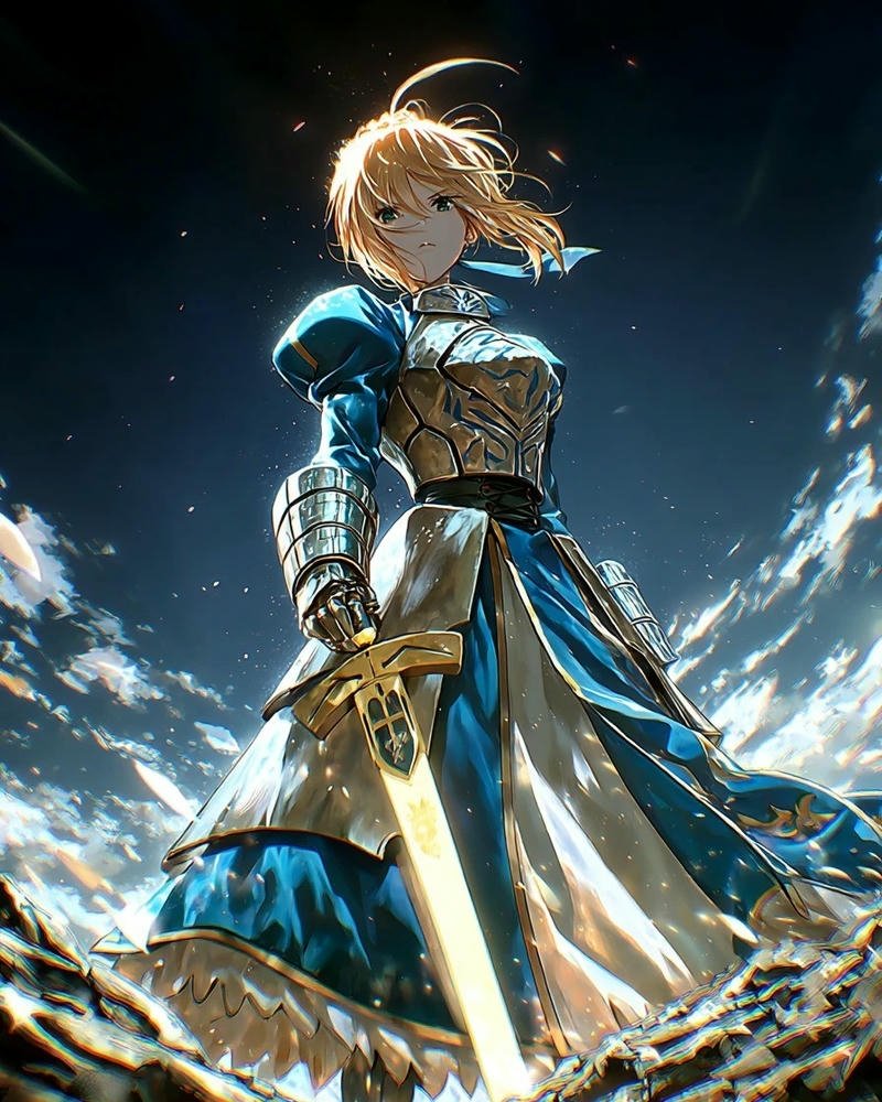 anime nữ cầm kiếm 10