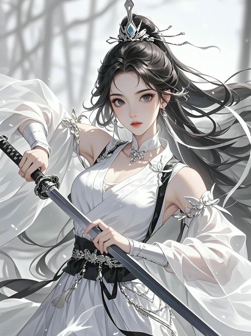 anime nữ cầm kiếm 15