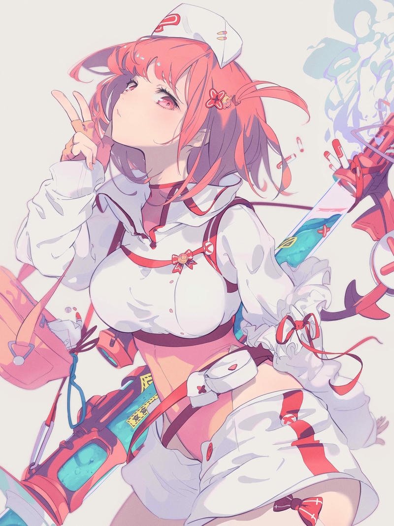 anime nữ tóc hồng 19