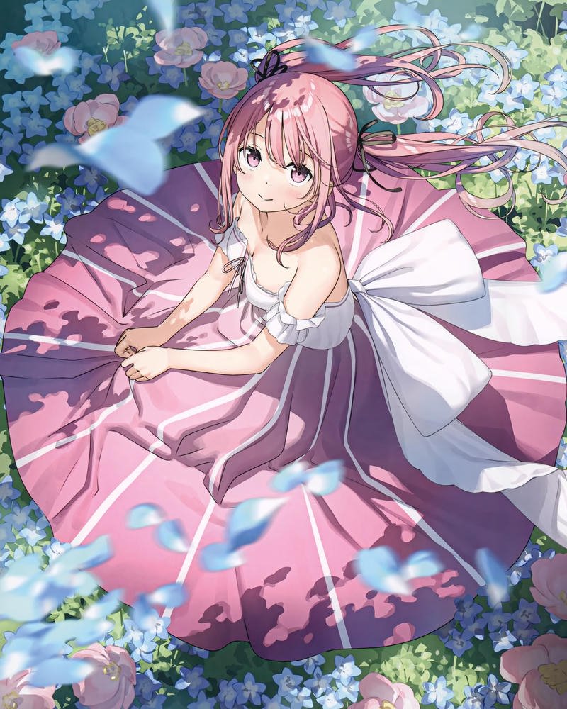 anime nữ tóc hồng 10