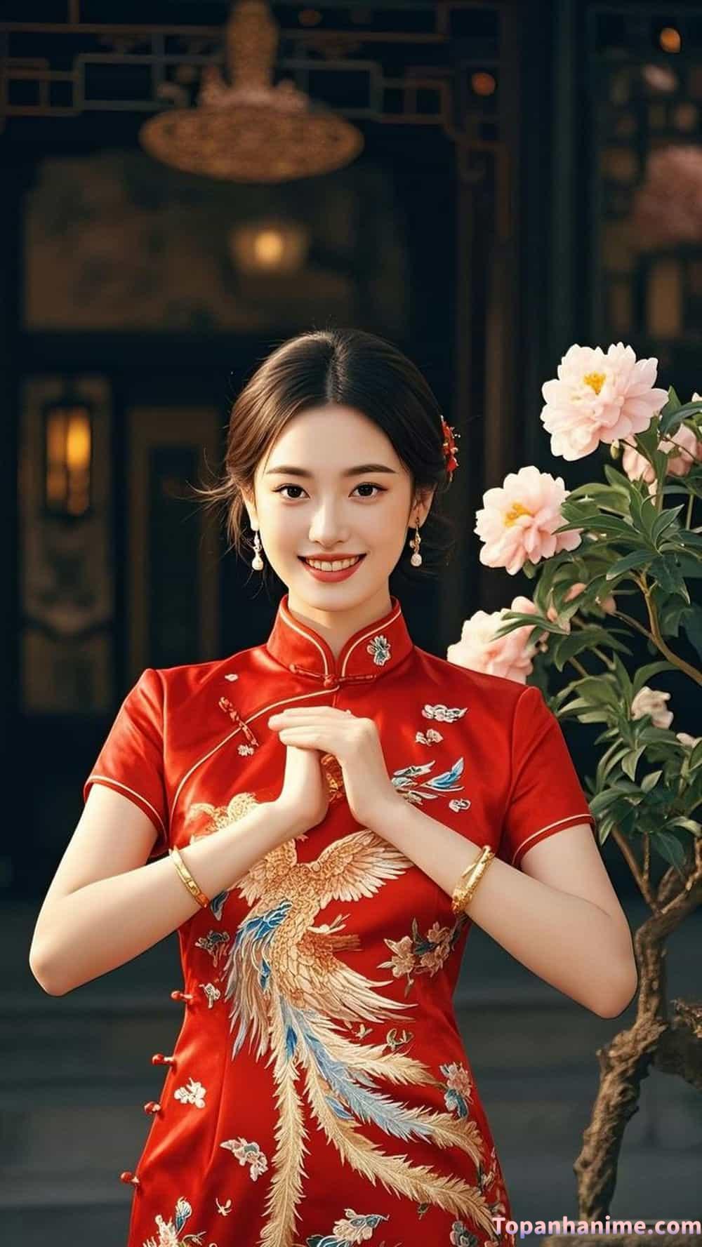 ảnh gái mặc áo dài 10