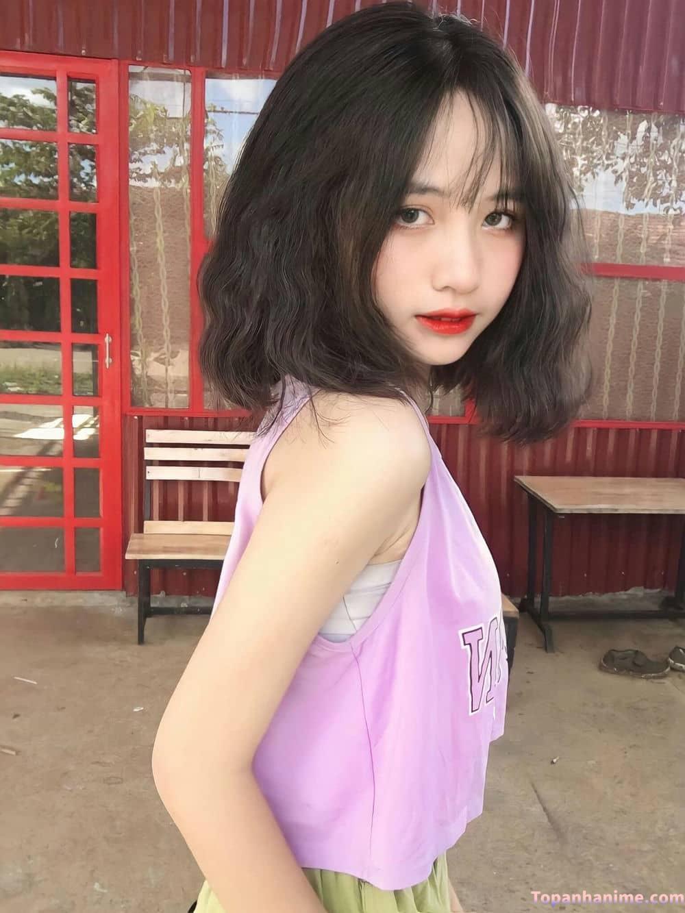 Ảnh gái xinh tóc ngang vai 2k3 34