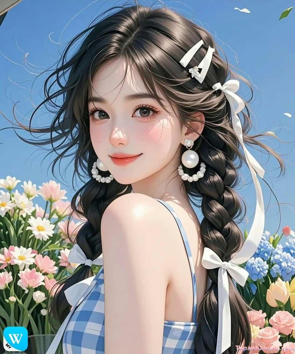 ảnh cô gái hoạt hình 3