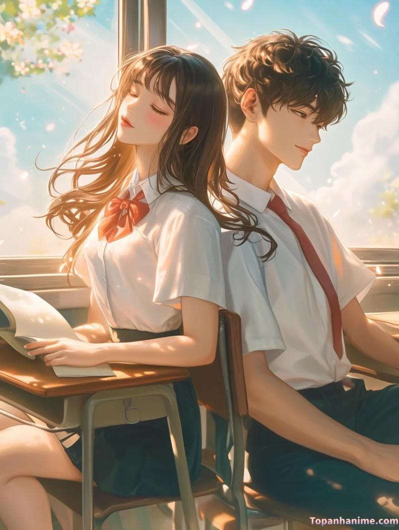 ảnh anime học sinh 12