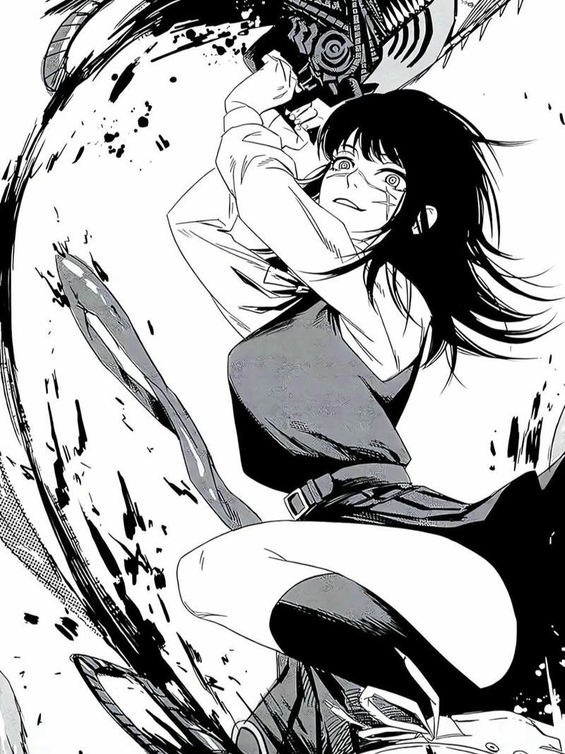 anime nữ trắng đen 25