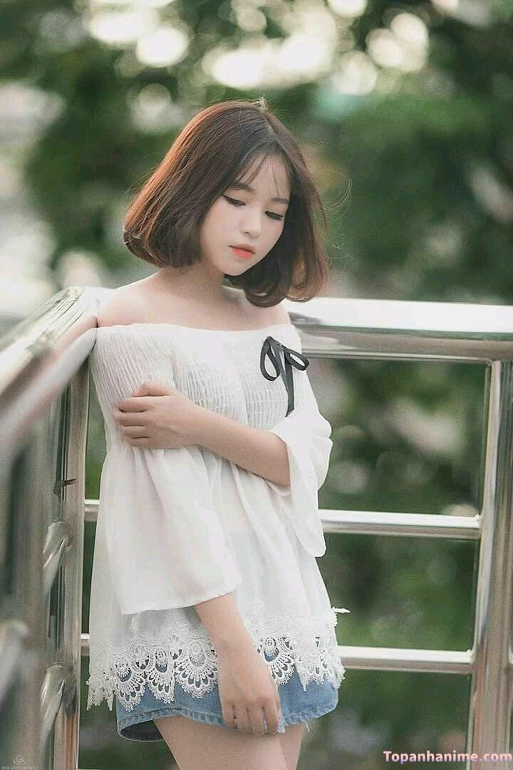 Ảnh gái xinh tóc ngang vai 2k3 16