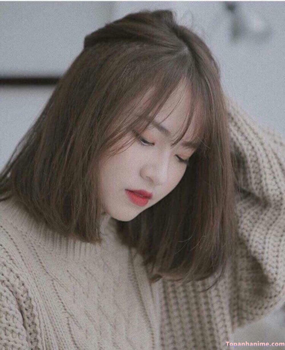 Ảnh gái xinh tóc ngang vai 2k3 17
