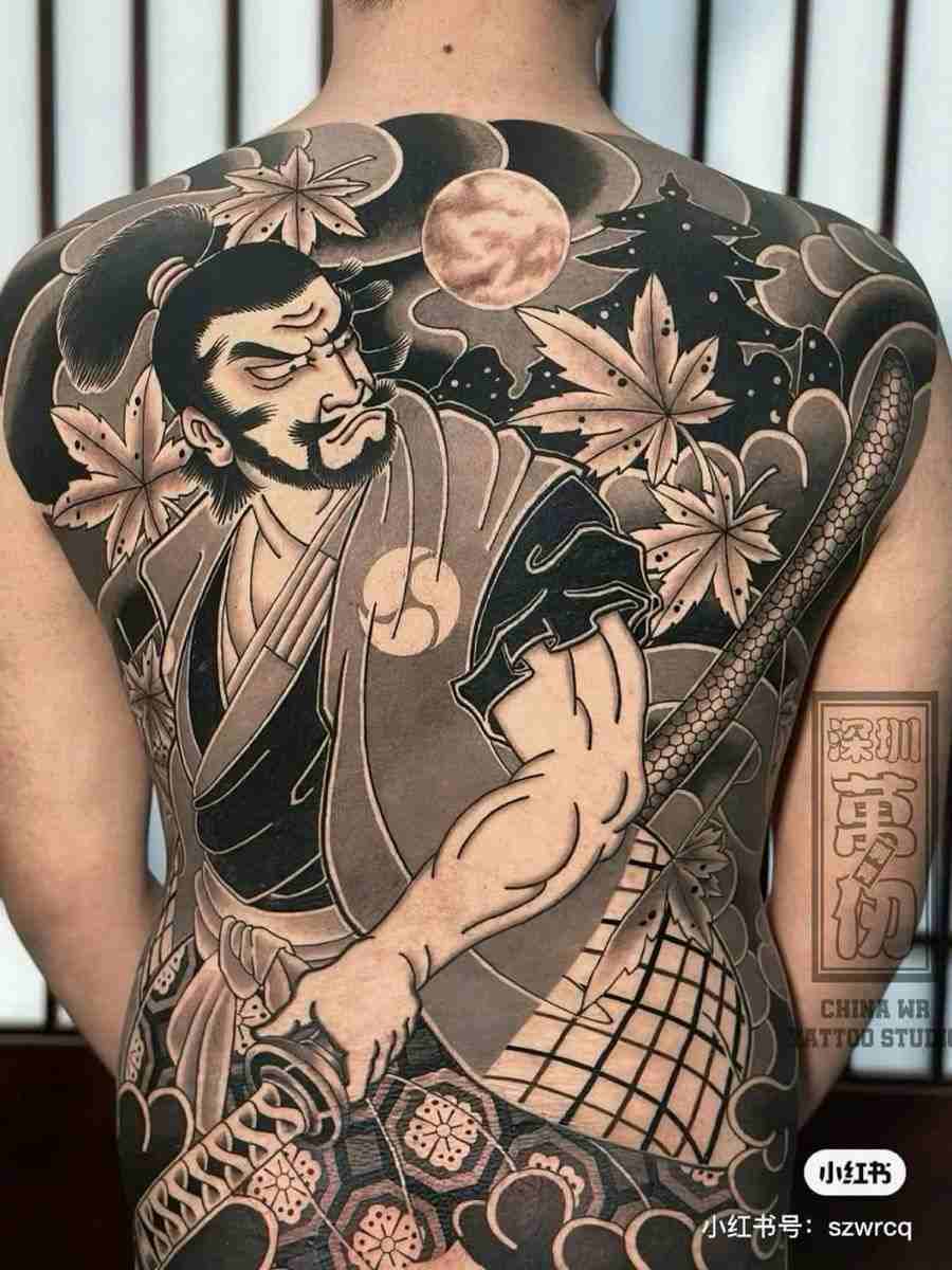 Hình Xăm Nhật Cổ Full Lưng 13