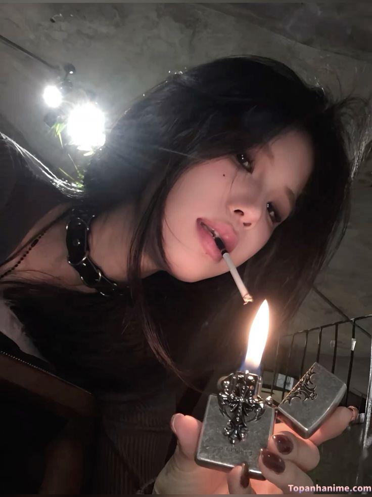 ảnh con gái hút thuốc 9