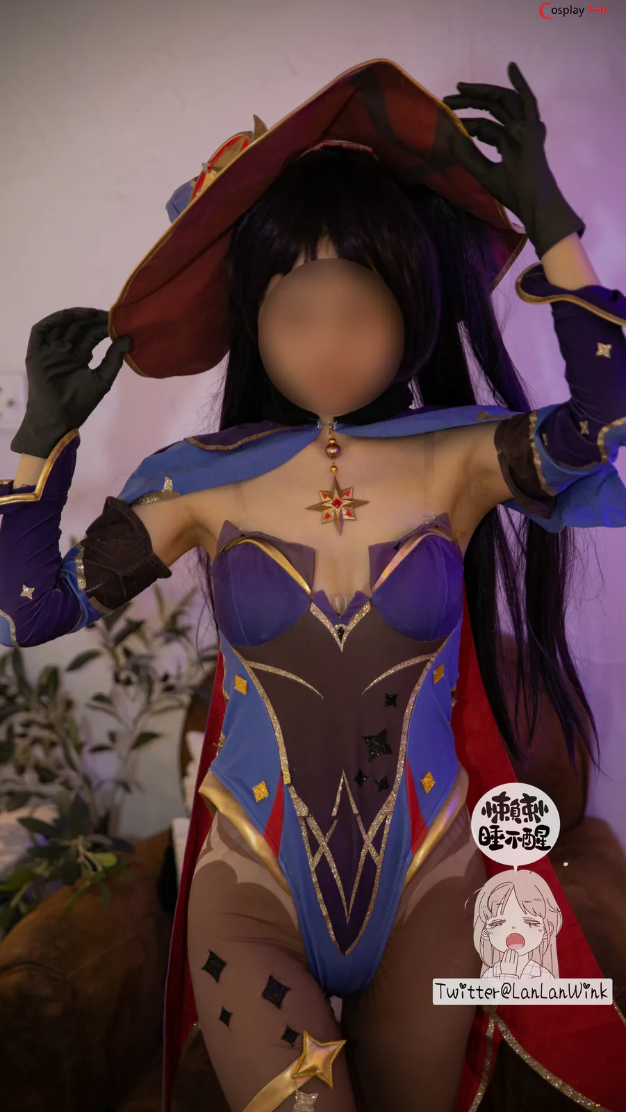 LanLanWink cosplay Mona 2