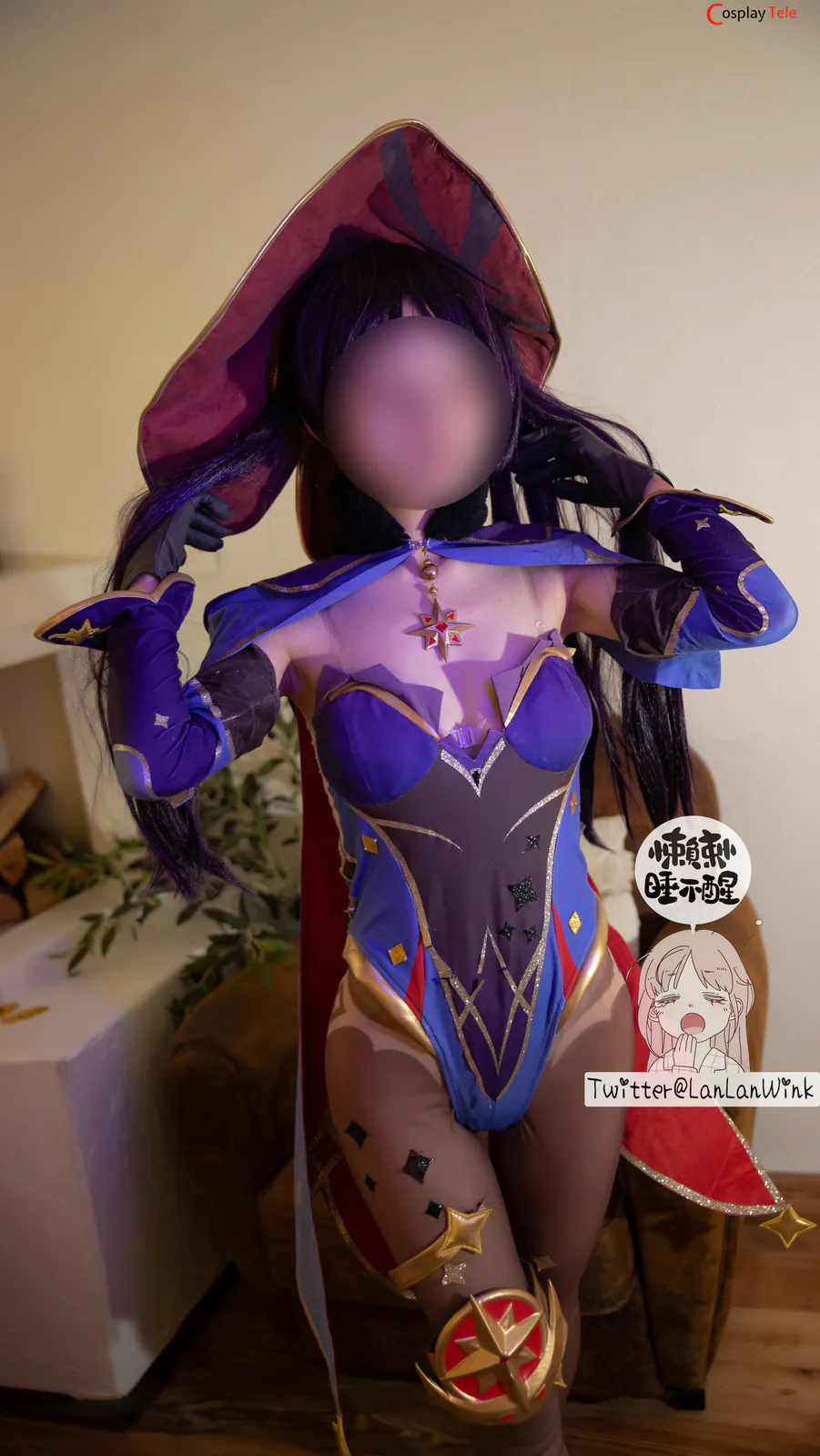 LanLanWink cosplay Mona 7