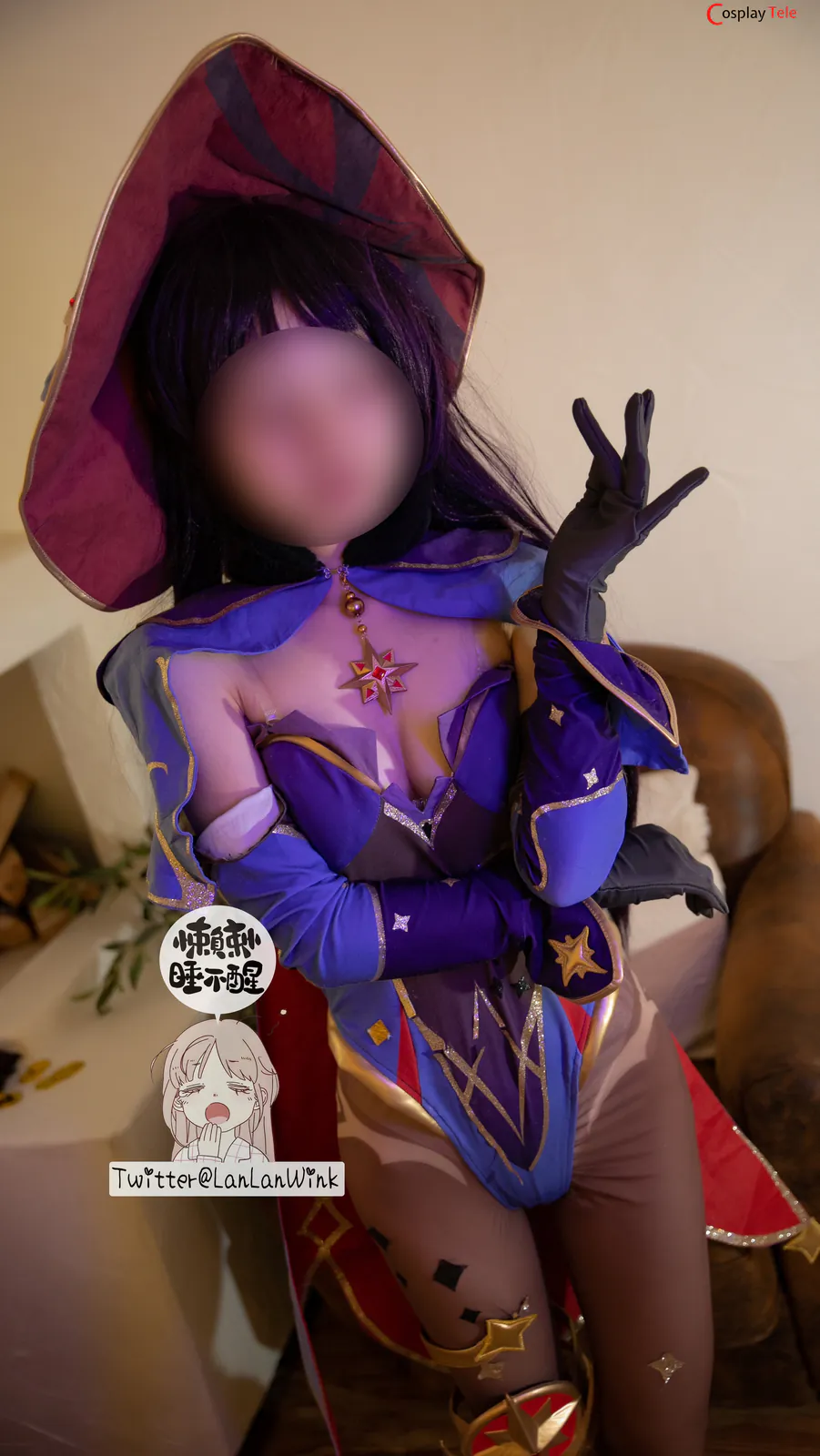 LanLanWink cosplay Mona 8