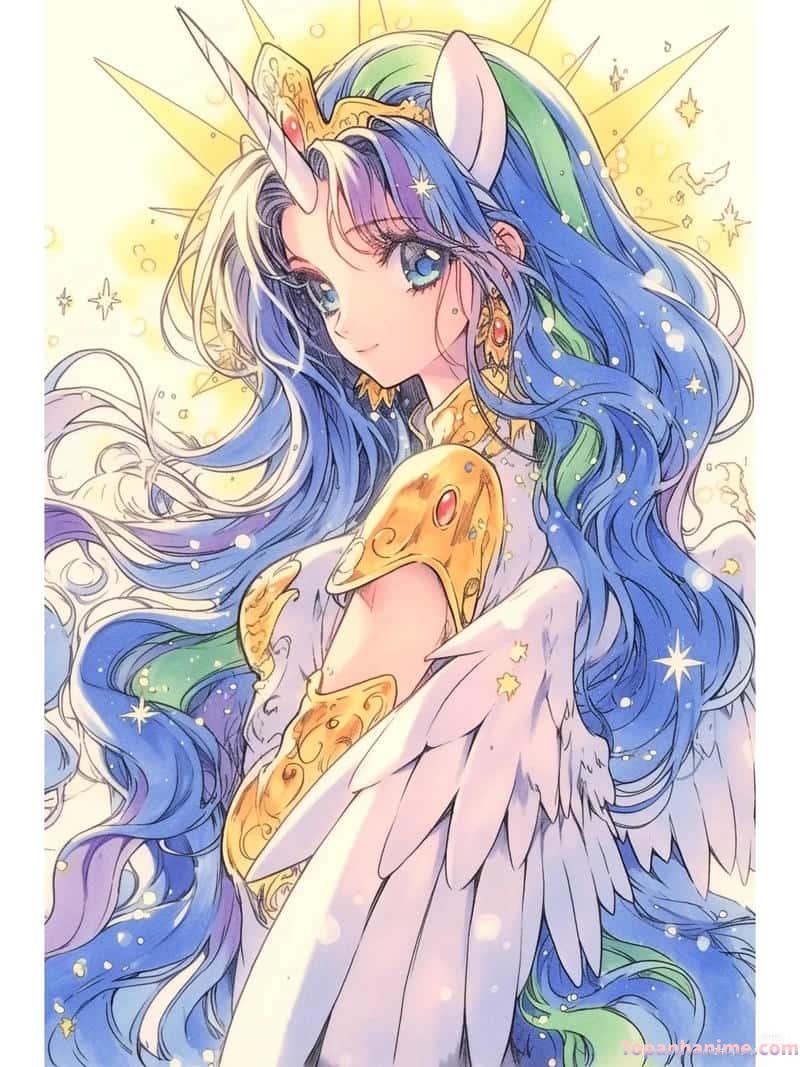 Mẫu ảnh anime công chúa lạnh lùng 18