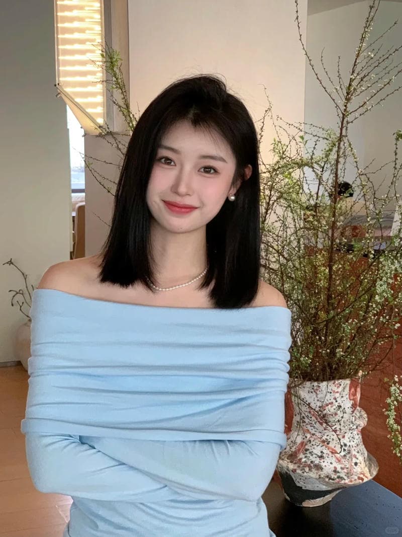 Ảnh gái xinh tóc ngang vai 2k3 64