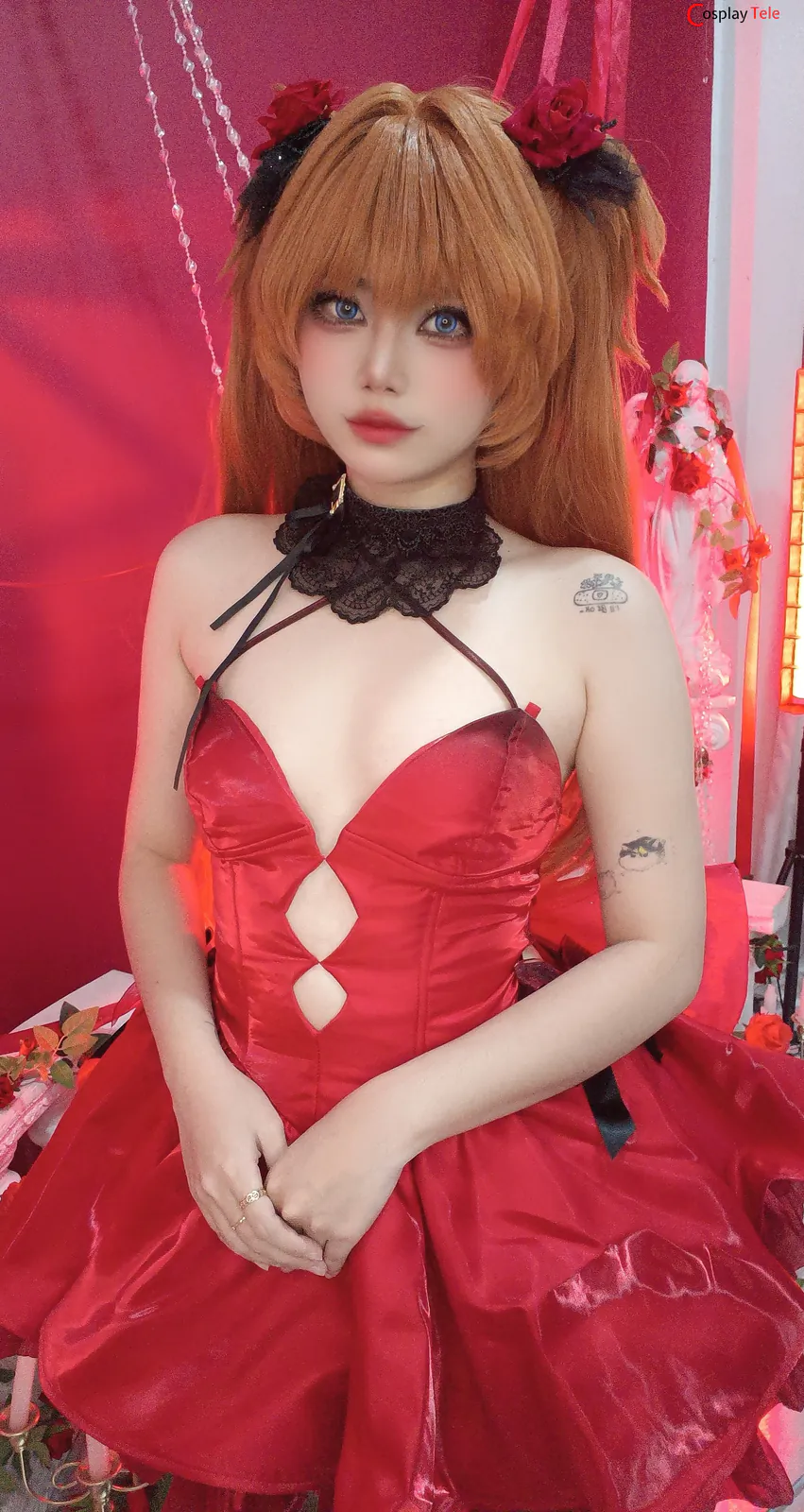 Miinmeow cosplay Asuka Langley Soryu 45