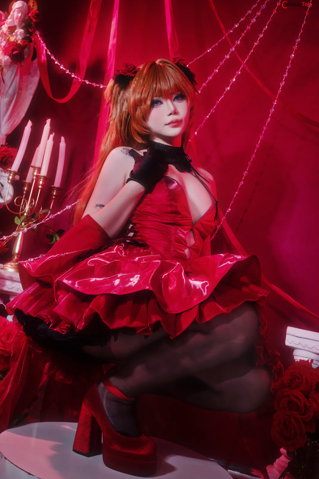 Miinmeow cosplay Asuka Langley Soryu 5