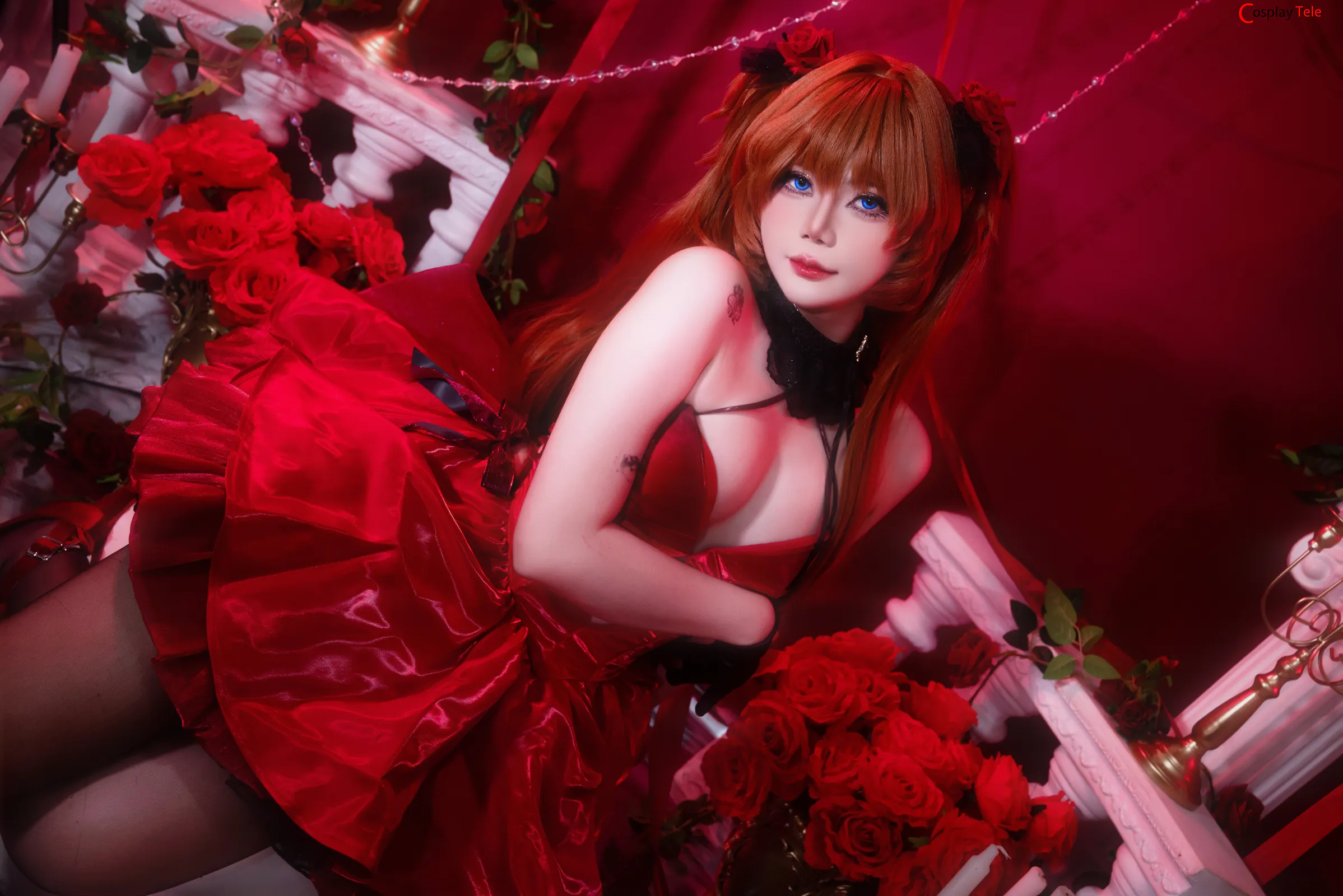Miinmeow cosplay Asuka Langley Soryu 8