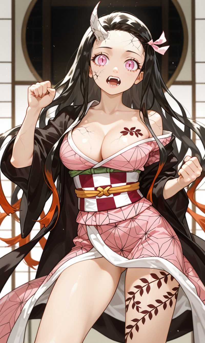 ảnh Nezuko sexy 9