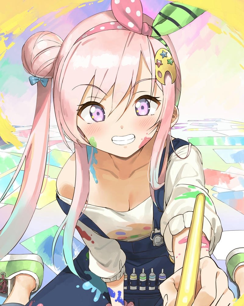 anime nữ tóc hồng 20