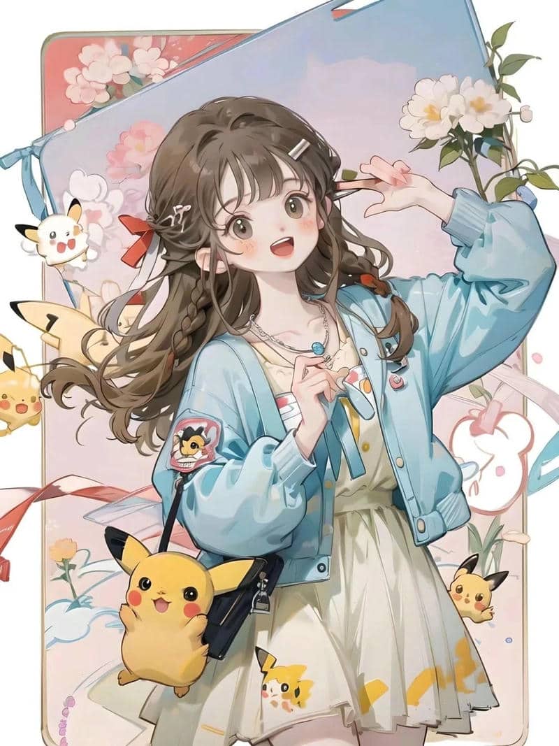 ảnh cô gái hoạt hình 44