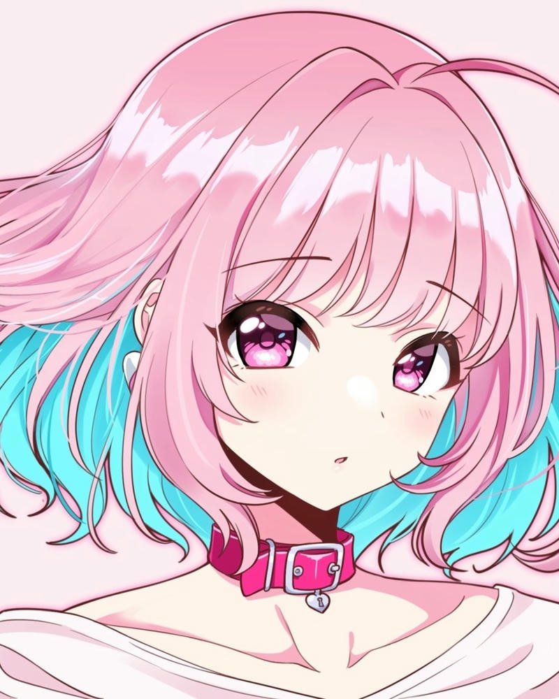 anime nữ tóc hồng 8