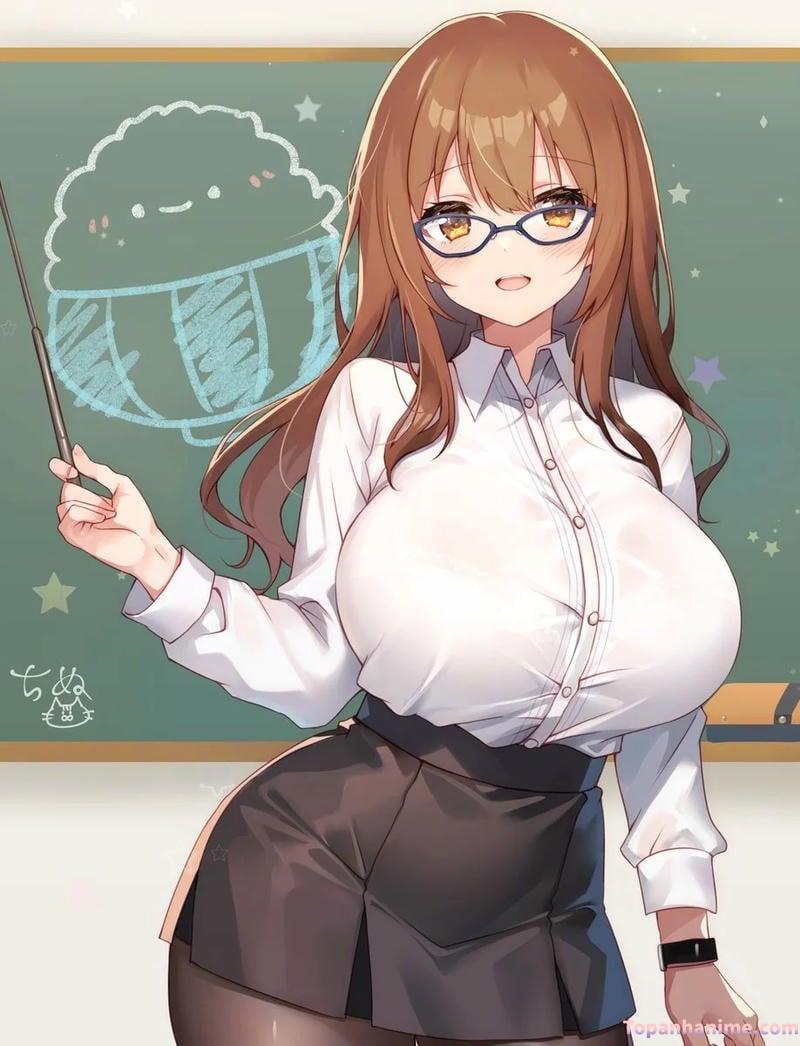 Mẫu ảnh cô giáo anime 35