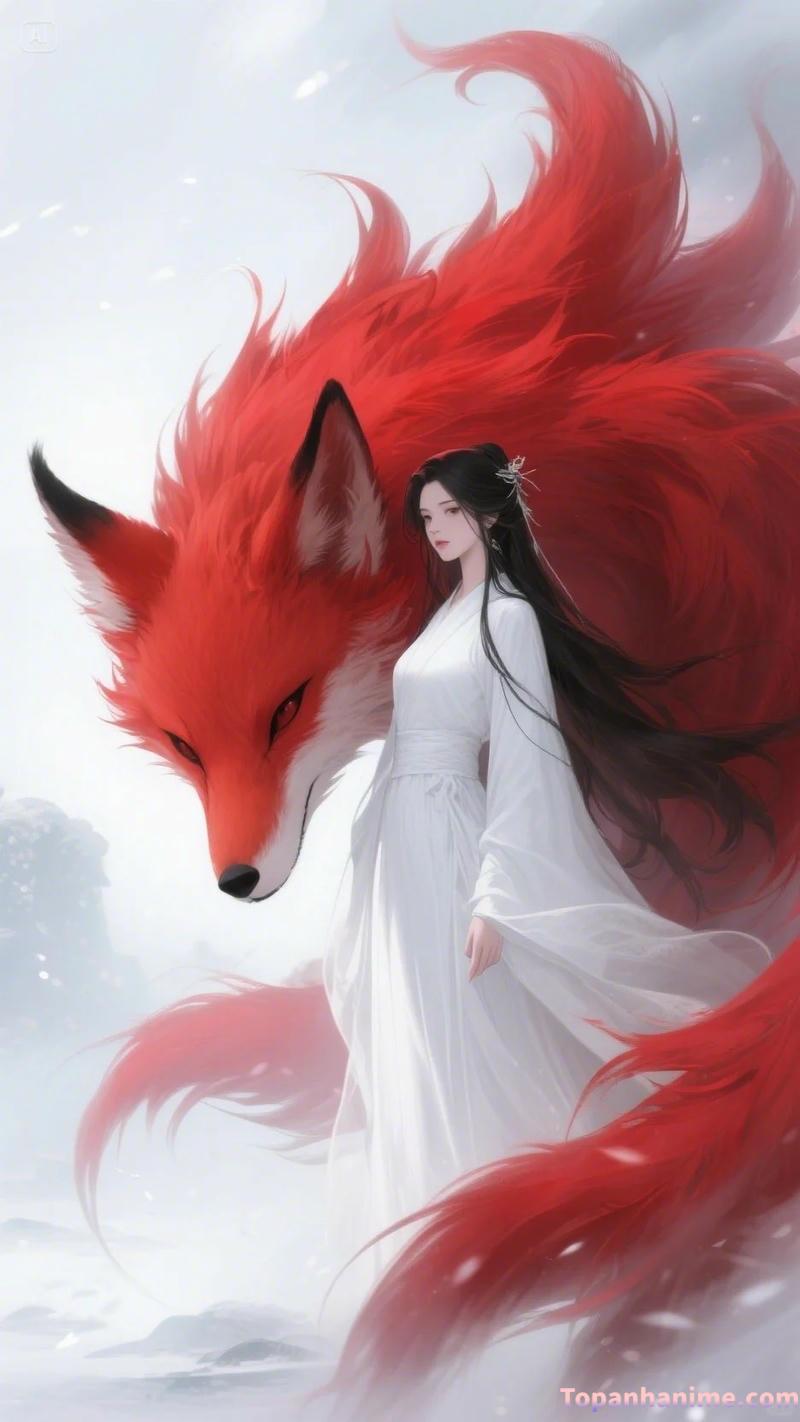 Mẫu ảnh hồ ly anime 5