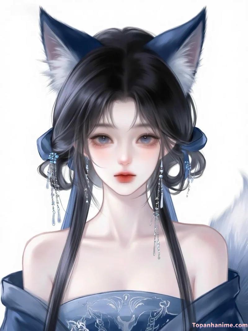 Mẫu ảnh hồ ly anime 3