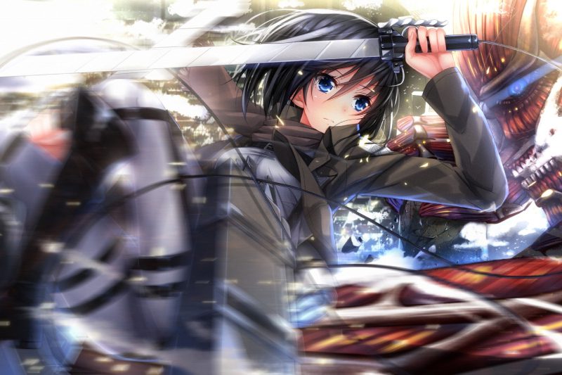 ảnh Mikasa ngầu 34