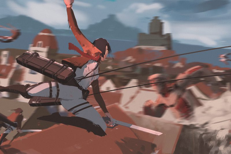 ảnh Mikasa ngầu 25