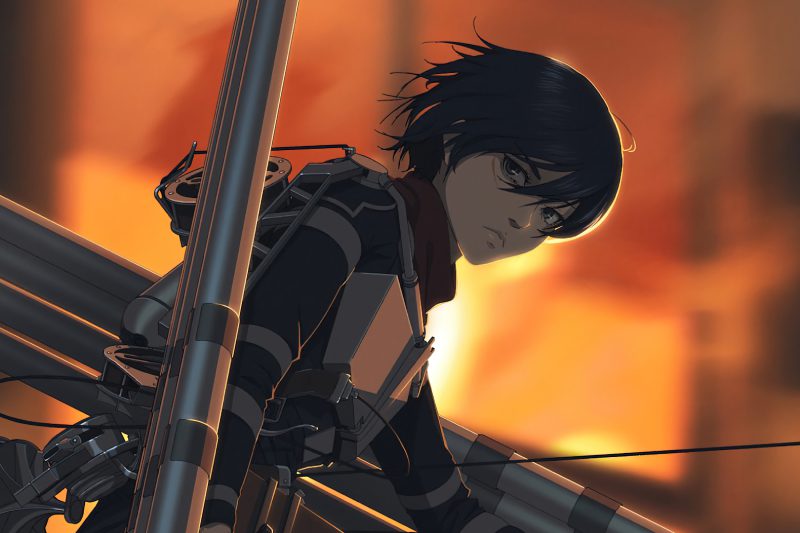 ảnh Mikasa ngầu 9