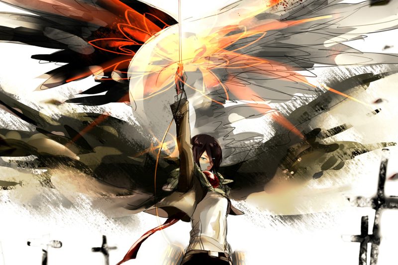 ảnh Mikasa ngầu 7