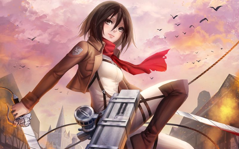 ảnh Mikasa ngầu 40