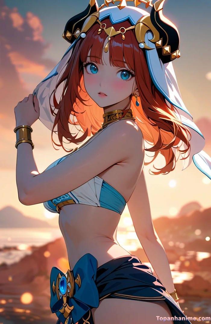 ảnh anime bikini tắm biển 3