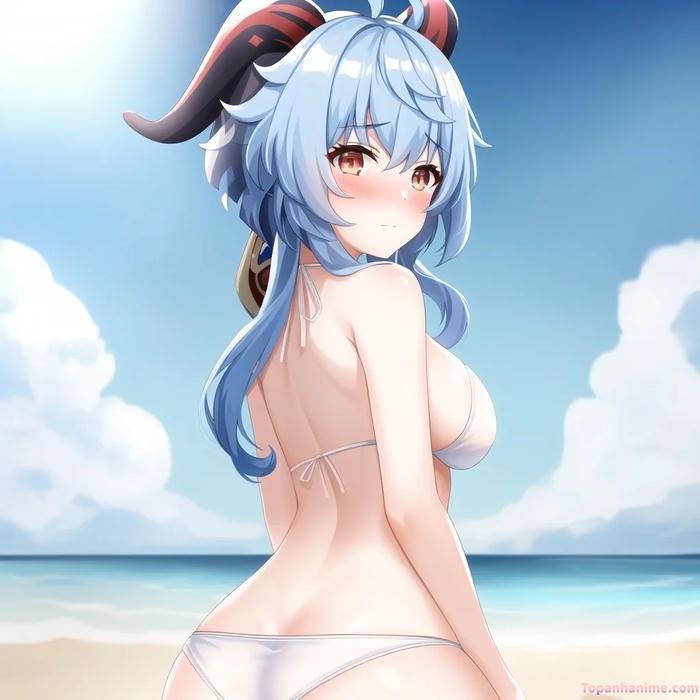 ảnh anime bikini tắm biển 7