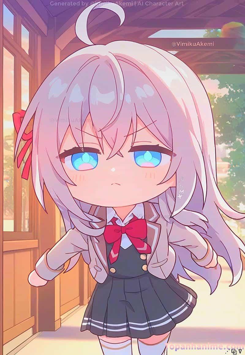 ảnh anime nữ chibi 12