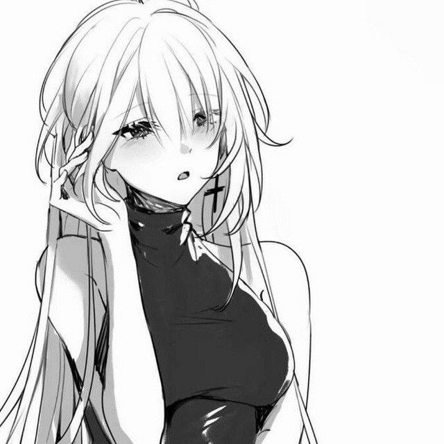 Ảnh Anime Đen Trắng 22