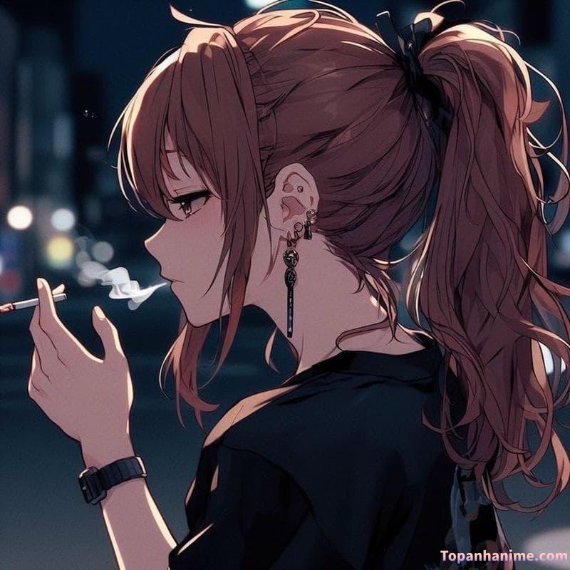 ảnh anime hút thuốc 6