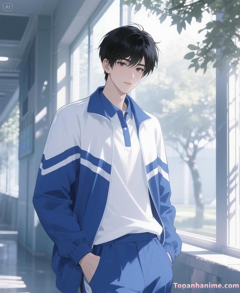 ảnh anime nam học sinh 16