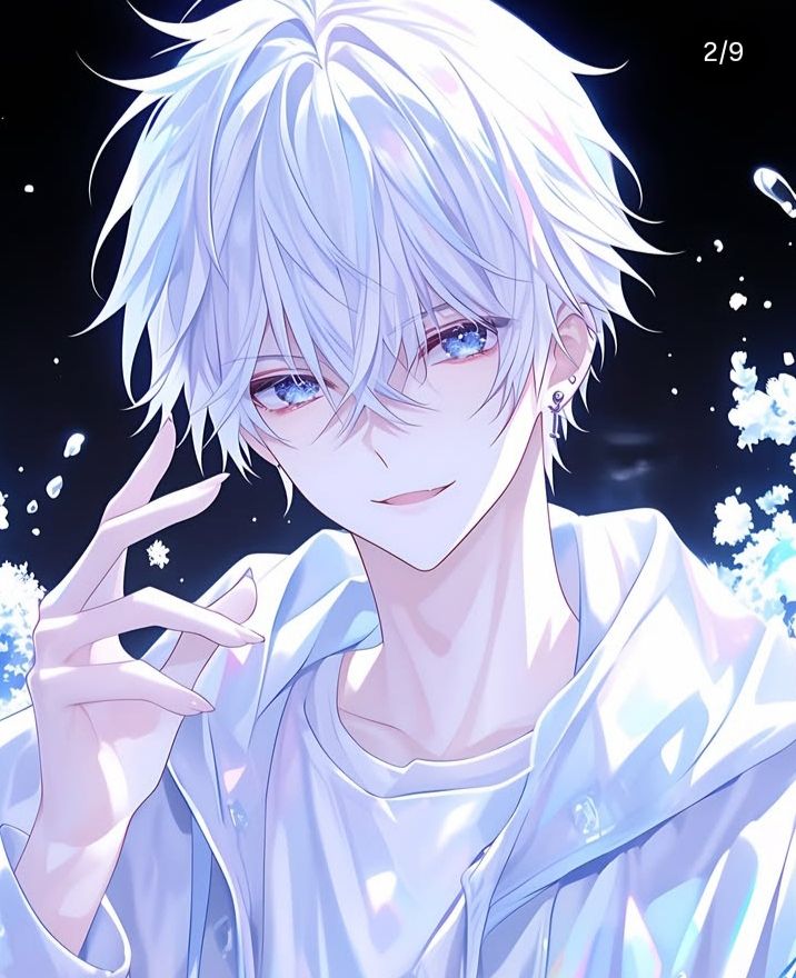 Ảnh Anime Nam Tóc Trắng 14